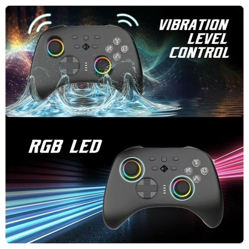 Cosmic Byte Stellaris Tri-Mode Wireless-Bluetooth-Wired Controller Black Cosmic Byte Stellaris Tri-Mode Wireless-Bluetooth-Wired Controller Black